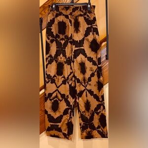 Rails Brendon Pants In Tigers Eye Wide Leg Pockets Smocked Waist SZ. XL Women’s